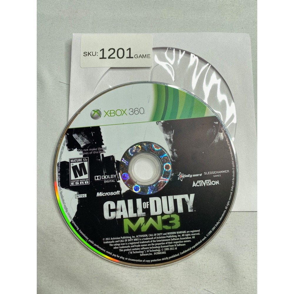 Call of Duty Modern Warfare 3 Xbox 360